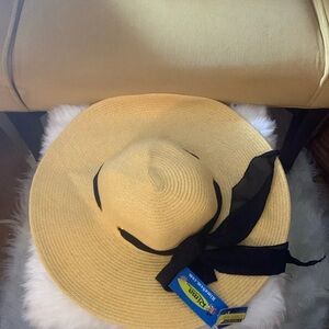 Tan beach hat